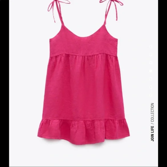 NWT Zara mini linen dress NWT Zara mini linen dress